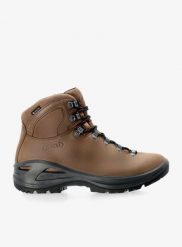 Buty trekkingowe damskie AKU Tribute II GTX. Brązowe obuwie trekkingowe damskie Aku, z gore-texu, bez zapięcia. Za 1,081.25 zł.