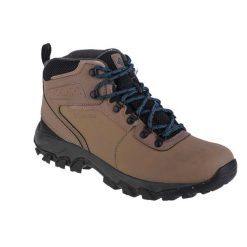 Buty do chodzenia męskie Columbia Newton Ridge Ii Waterproof. Szare buty zimowe męskie Columbia, bez wzorów, bez obcasa, bez zapięcia. Za 493.99 zł.