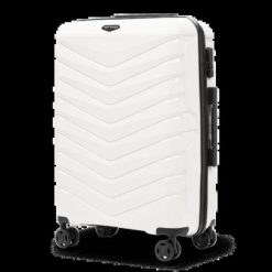 Walizka średnia Wings PHOENIX 2.0 polipropylen 24" WHITE. Białe walizki damskie Wings, bez wzorów, z materiału, duże. Za 209.90 zł.