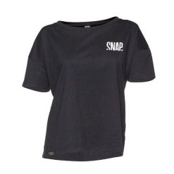 Damska koszulka w stylu crop top Snap Climbing. Czarne bluzki damskie SNAP CLIMBING, m, bez wzorów, sportowe, bez kołnierzyka, bez ramiączek. W wyprzedaży za 155.00 zł.