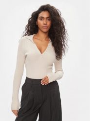 ONLY Sweter Minna 15309345 Beżowy Regular Fit. Brązowe swetry nierozpinane damskie ONLY, s, bez wzorów, z syntetyku, bez kołnierzyka, bez ramiączek. Za 119.99 zł.