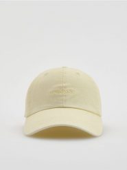 Czapka z daszkiem - jasnożółty. Żółte czapki damskie Reserved, bez wzorów. Za 59.99 zł.