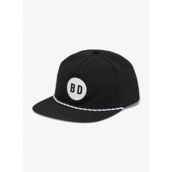 Czapka z daszkiem Black Diamond Synthetic Rope Hat. Czarne czapki damskie Black Diamond, bez wzorów. Za 135.99 zł.