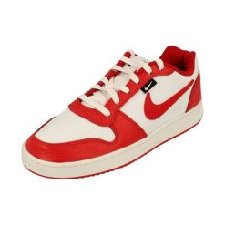 Buty Sportowe Męskie Nike Ebernon Low Prem. Czerwone buty sportowe męskie Nike, bez wzorów, bez zapięcia, do biegania. Za 261.40 zł.