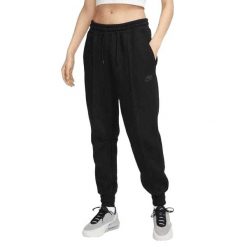 Damskie Sportowe Spodnie Do Biegania Z Polaru. Czarne spodnie dresowe damskie Nike, bez wzorów, z polaru, sportowe, długie. Za 589.99 zł.