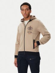 Aeronautica Militare Bluza 262FE2131UF00662 Beżowy Regular Fit. Brązowe bluzy męskie Aeronautica Militare, l, bez wzorów, bez ramiączek, bez kaptura. Za 749.99 zł.