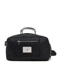 LOVE MOSCHINO Torba weekendowa JC4202PP1MLN100A Czarny. Czarne torby podróżne damskie Love Moschino, bez wzorów, z materiału. Za 559.99 zł.