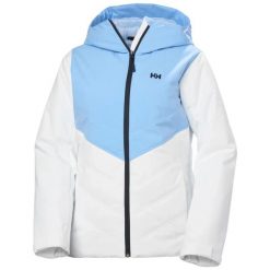 Damska kurtka narciarska Helly Hansen Alpine Insulated. Niebieskie kurtki sportowe damskie Helly Hansen, na lato, xs, bez wzorów, z materiału, bez ramiączek, bez kaptura, narciarskie. Za 966.50 zł.