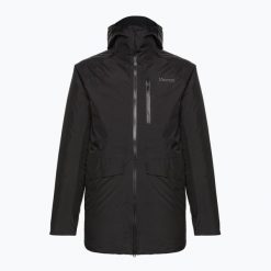 Kurtka przeciwdeszczowa męska Marmot Oslo GORE-TEX. Czarne kurtki męskie Marmot, m, bez wzorów, z gore-texu, sportowe, bez kaptura. Za 1,299.00 zł.