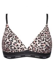 Guess Biustonosz bezfiszbinowy O5RC25 KCOJ0 Beżowy. Brązowe biustonosze Guess, z aplikacjami, z syntetyku. Za 159.99 zł.
