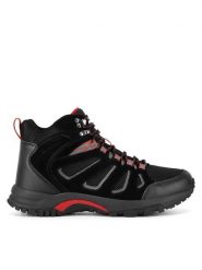 Hunter Trekkingi MASON MID HIKER WP Czarny. Czarne botki męskie Hunter, bez wzorów, ze skóry, bez obcasa, bez zapięcia. Za 379.99 zł.
