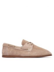 Calvin Klein Półbuty Ess Boatshoe Suede HW0HW03290 Szary. Szare półbuty damskie Calvin Klein, bez wzorów, ze skóry, bez obcasa, na płaskiej podeszwie, bez zapięcia. Za 569.99 zł.