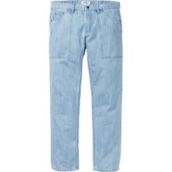 Dżinsy WORKER Loose Fit Straight bonprix jasnoniebieski. Niebieskie jeansy męskie bonprix, z jeansu. Za 49.99 zł.
