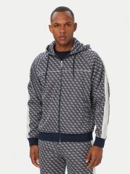 Guess Bluza Z5BQ13 K2042 Granatowy Regular Fit. Niebieskie bluzy męskie Guess, m, z aplikacjami, z syntetyku, bez ramiączek, bez kaptura. Za 524.99 zł.