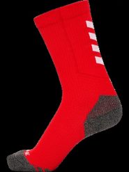 Hummel niskie skarpety treningowe z recyklingowanego poliestru – TRUE RED/WHITE. Czerwone skarpetki damskie Hummel, bez wzorów, z bawełny. Za 80.15 zł.