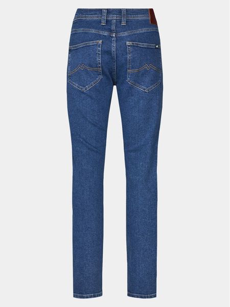 Mustang Jeansy 1014863 Granatowy Slim Leg. Niebieskie jeansy męskie Mustang, z bawełny. Za 229.99 zł.