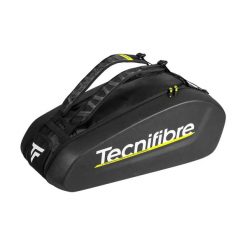 Torba na rakiety tenisowe Tecnifibre Reform L6. Czarne torby sportowe męskie TECNIFIBRE, bez wzorów, z materiału. Za 583.00 zł.