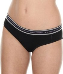 Brubeck Majtki damskie hipster Merino Active Wool czarny r. L (HI10190). Czarne bielizna sportowa damska Brubeck, l, bez wzorów. Za 72.98 zł.