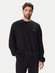 Guess Bluza U6BQ01 K5424 Czarny Regular Fit. Czarne bluzy męskie Guess, l, z aplikacjami, bez ramiączek, bez kaptura. Za 264.99 zł.