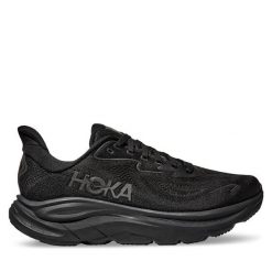Buty do biegania Hoka. Czarne obuwie sportowe damskie HOKA, bez wzorów, bez zapięcia, do biegania. Za 549.99 zł.