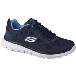 Buty sportowe Sneakersy męskie, Skechers Burns-Agoura. Niebieskie buty sportowe męskie Skechers, bez wzorów, bez zapięcia, trekkingowe. Za 229.99 zł.
