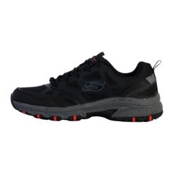 Buty trekkingowe męskie Skechers Hillcrest. Czarne trekkingi męskie Skechers, z materiału, bez zapięcia. Za 328.00 zł.