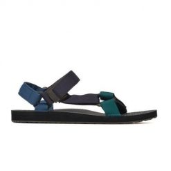 Buty do chodzenia męskie Teva Original Universal. Niebieskie buty zimowe męskie Teva, bez wzorów, z gumy, bez obcasa, bez zapięcia. Za 398.00 zł.