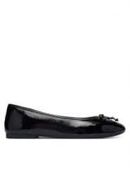 Tommy Hilfiger Baleriny Hilifger Patent Ballet FW0FW09005 Czarny. Czarne balerinki damskie Tommy Hilfiger, bez wzorów, ze skóry, bez obcasa, bez zapięcia. Za 409.99 zł.