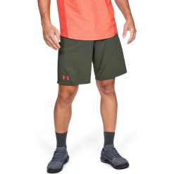 Under Armour MK-1 Szorty Zielony. Zielone szorty męskie Under Armour, bez wzorów, z materiału. Za 188.95 zł.
