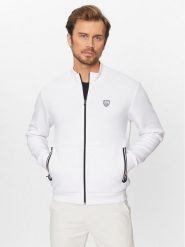 EA7 Emporio Armani Bluza 8NPM19 PJ4EZ 1100 Biały Regular Fit. Białe bluzy męskie EA7 Emporio Armani, m, bez wzorów, z syntetyku, bez ramiączek, bez kaptura. W wyprzedaży za 359.99 zł.