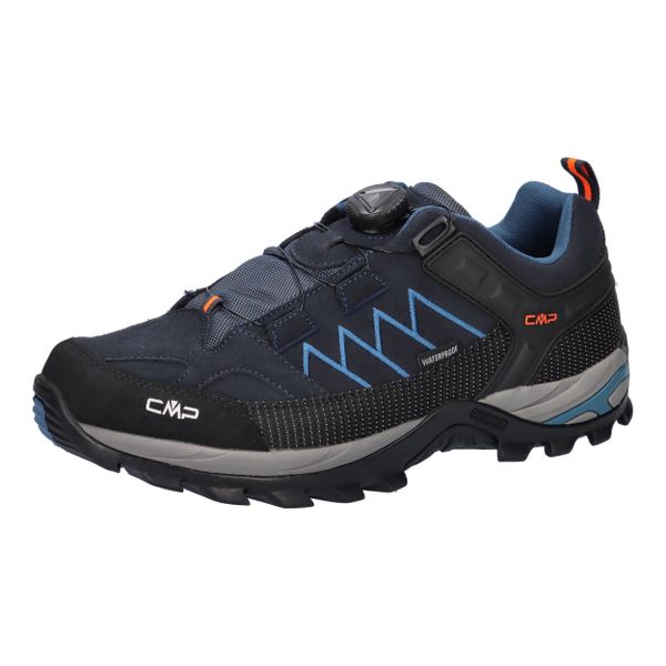 Buty trekkingowe CMP Rigel Fitgo WP Low. Brązowe trekkingi męskie CMP, z gumy, bez zapięcia. Za 393.00 zł.