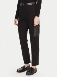 Gaudi Spodnie materiałowe 521BD24003 Czarny Slim Fit. Czarne spodnie materiałowe damskie Gaudi, bez wzorów, z materiału. Za 629.99 zł.