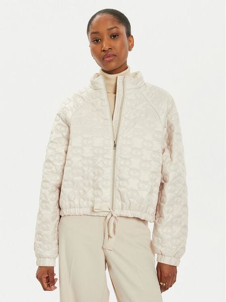 TWINSET Kurtka przejściowa 242TP2021 Écru Relaxed Fit. Kurtki damskie Twinset, bez wzorów, z syntetyku, bez kaptura. Za 789.99 zł.