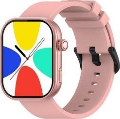 Smartwatch Zeblaze Btalk Plus Różowy (Btalk Plus Pink). Czerwone zegarki smartwatch Zeblaze, bez wzorów. Za 88.92 zł.