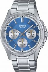 Zegarek męski Casio MTP-1375PD-2A2VEF srebrny. Szare zegarki męskie Casio, bez wzorów, srebrne. Za 282.20 zł.