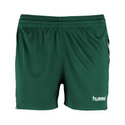 Spodenki damskie sportowe Hummel Authentic Charge Poly Shorts. Czerwone obuwie sportowe damskie Hummel, bez wzorów, bez zapięcia, na fitness i siłownię. Za 50.00 zł.