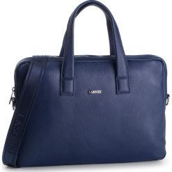Torba na laptopa LASOCKI - VS4429 Granatowy. Niebieskie torby na laptopa damskie Lasocki, bez wzorów, ze skóry. Za 279.99 zł.