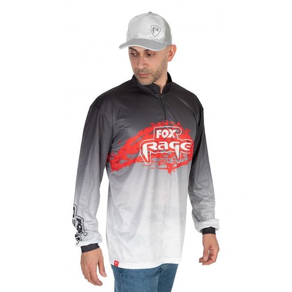 Bluza Fox Rage Performance Team. Białe bluzy damskie FOX RAGE, s, bez wzorów, z materiału, bez ramiączek, bez kaptura. Za 240.00 zł.