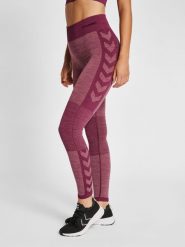 Damskie legginsy mid-rise Hummel Clea. Fioletowe legginsy damskie Hummel, bez wzorów, z dzianiny. Za 194.00 zł.