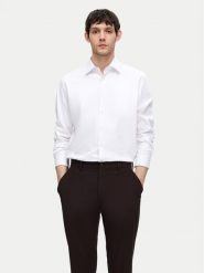 Selected Homme Koszula 16092939 Biały Slim Fit. Białe koszule męskie Selected Homme, m, bez wzorów, z syntetyku, biznesowe, bez kołnierzyka, bez ramiączek. Za 299.99 zł.