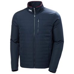Kurtka Helly Hansen crew insulator 2.0. Niebieskie kurtki męskie Helly Hansen, s, bez wzorów, z syntetyku, sportowe, bez kaptura. Za 779.00 zł.