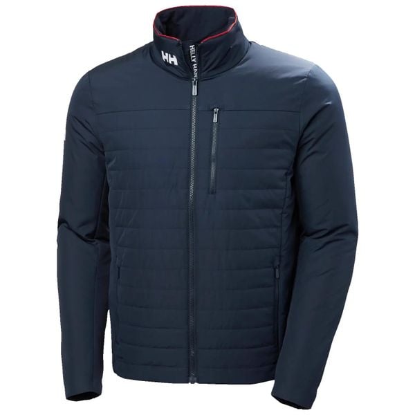 Kurtka Helly Hansen crew insulator 2.0. Niebieskie kurtki męskie Helly Hansen, xl, bez wzorów, z materiału, eleganckie, bez kaptura. Za 779.00 zł.