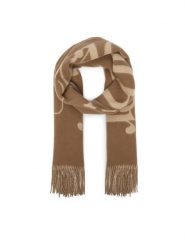 Tommy Hilfiger Szalik AW0AW19123 Beżowy ciemny. Brązowe rękawiczki damskie Tommy Hilfiger, bez wzorów, z wełny. Za 369.99 zł.