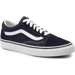 Tenisówki VANS - Old Skool VN0A4BV5V7E1 Night Sky/True White. Niebieskie trampki i tenisówki damskie Vans, bez wzorów, z gumy, bez zapięcia. Za 319.00 zł.