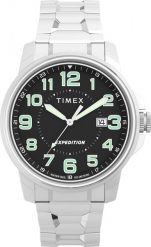 Zegarek Timex Zegarek męski Timex TW4B31300 srebrny. Szare zegarki męskie Timex, bez wzorów, srebrne. Za 399.00 zł.