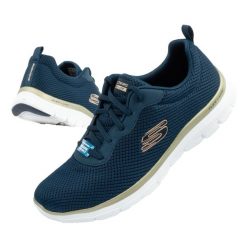 Buty sportowe damskie Skechers Flex Appeal 4.0 Brillant View. Białe obuwie sportowe damskie Skechers, bez wzorów, z materiału, bez zapięcia, do biegania. Za 214.00 zł.