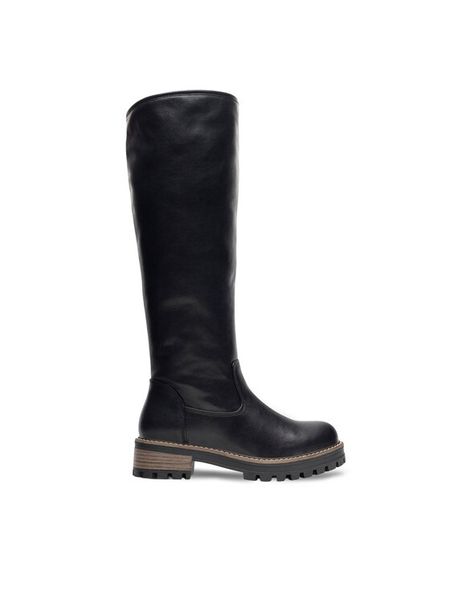 Clara Barson Kozaki ROSA SWS5120-01 Czarny. Czarne kozaki damskie Clara Barson, bez wzorów, z syntetyku, bez obcasa, na płaskiej podeszwie, bez zapięcia. Za 199.99 zł.