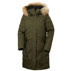 Parka dla kobiet Helly Hansen Vega. Zielone parki damskie Helly Hansen, na zimę, bez wzorów, bez kaptura. W wyprzedaży za 1,272.25 zł.