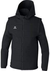 Kurtka wodoodporna Erima Team. Czarne kurtki męskie Erima, s, bez wzorów, z materiału, bez kaptura. Za 368.00 zł.