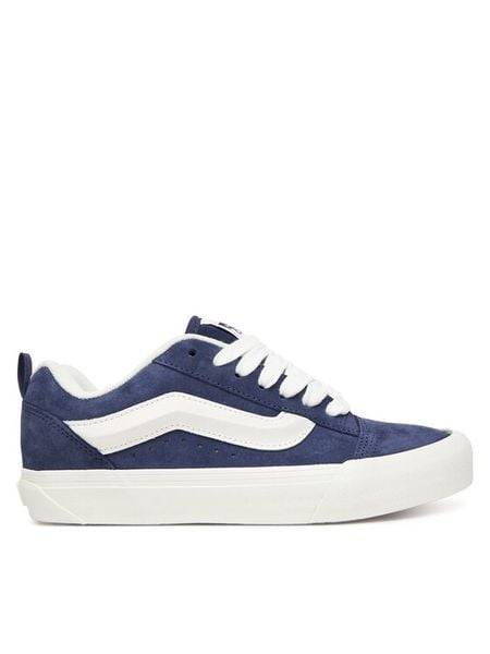 Vans Tenisówki Knu Skool VN000D22EMT1 Granatowy. Niebieskie trampki i tenisówki damskie Vans, bez wzorów, ze skóry, bez zapięcia. Za 299.99 zł.